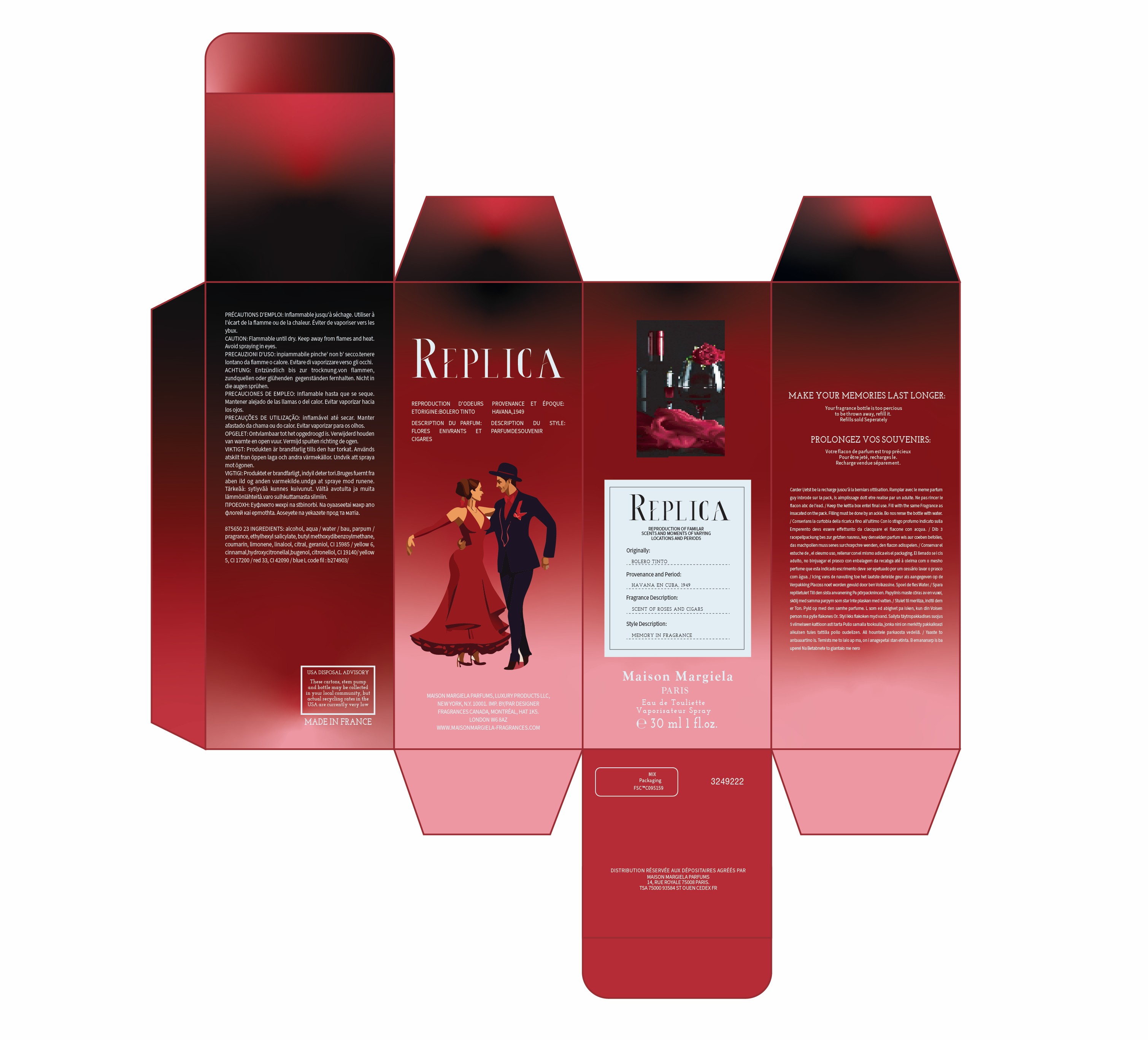 My packaging of replica perfume